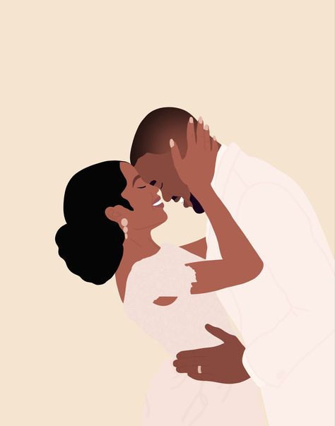 Illustration Art Digital, Bel Air Maryland, Digital Illustration Art, Mom Quote, Black Couple Art, Black Art Painting, Personalized Bride, Black Artwork, Black Love Art