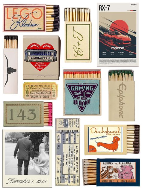 Individuelle Streichholzschachtel-Grafik! Lassen Sie mich wissen, in der Reihenfolge der gewünschten Ästhetik, Farbpalette und bestimmten Elemente, die Sie hinzufügen möchten (bitte sehr spezifisch sein!). Matchbox Print Boyfriend, Match Box Poster, Matchbox Art Template, Matchbox Aesthetic, Match Template, Match Box Design, Matchbox Poster, Matchbook Print, Matchbox Print