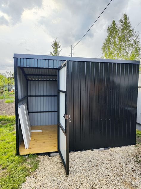 Outdoor Garage, Metal Building Designs, Bamboo House Design, House Fence Design, Bike Room, Dorm Room Diy, Small Sheds, Bamboo House, Backyard Shed