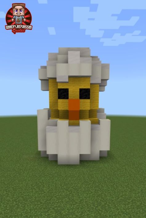 #minecraftchicktutorial #minecrafttutorials #minecraft #wheelassassin #minecraftfarmanimals #minecraftanimaltutorials #farmcreatures #chickvideos #howtoguides #minecraftinstructions #chicken #minecraftchicken #easterchick #easteregg #easter2023 Minecraft Egg Build, Chicken Minecraft Build, Easter Minecraft Builds, Minecraft Easter, Chicken Enclosure, Minecraft C, Minecraft Pattern, Mc Ideas, Easter Chick