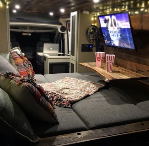 Tv In Campervan, Work Truck Organization, Airstream Motorhome, Dream Homestead, Truck Organization, Adventure Van, Bus Living, Caravan Renovation, Diy Camper Remodel