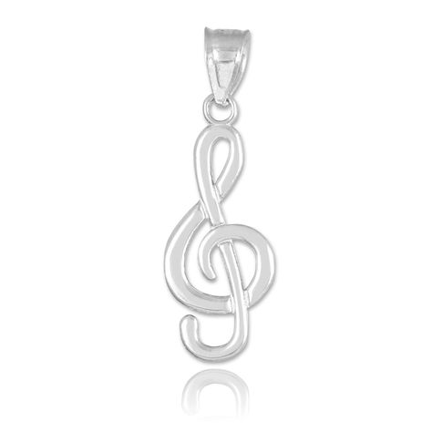 925 Sterling Silver Treble Clef Pendant Necklace 18 * For more information, visit image link.(It is Amazon affiliate link) #NecklacesIdeas Treble Clef Necklace, Necklace Gold Jewelry, Music Necklace, Platinum Bracelet, Music Jewelry, White Gold Pendant, Treble Clef, Charm Rings, Special Jewelry