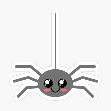 Cute Spider Drawing, Spider Cute, Kawaii Spider, Spider Sticker, Spider Cartoon, Spider Clipart, Cartoon Spider, Spider Face, Spider Pictures