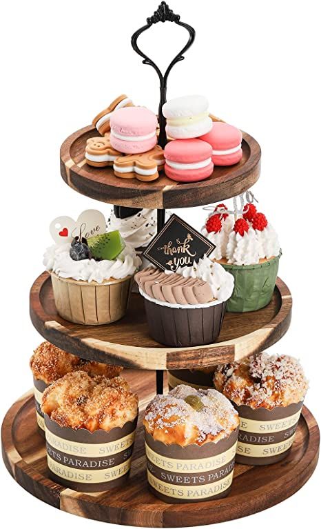 Wood Cupcake Stand, Tier Cupcake Stand, Cake Display Stand, Rustic Cupcakes, Tiered Dessert Stand, 3 Tier Cupcake Stand, Pastry Stand, Cupcake Tiers Stand, Twinings Tea