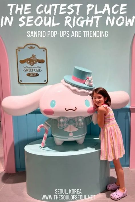 Sanrio Is Trending In Seoul: The Sanrio Pop-ups To Visit Now! – The Soul of Seoul The Creme Shop Sanrio, Sanrio Puroland, Sanrio Creme Shop, Pompompurin Cafe Tokyo, Sanrio Store Japan, Sweet Cafe, Pop Up Cafe, Japanese Pop Culture, Japanese Pop