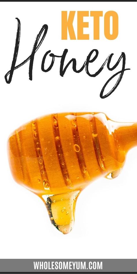 Keto Honey Recipes, Keto Honey, Honey Substitute, Keto Condiments, Sugar Free Honey, Wholesome Yum, Keto Tips, Low Carb Sauces, Honey Sauce