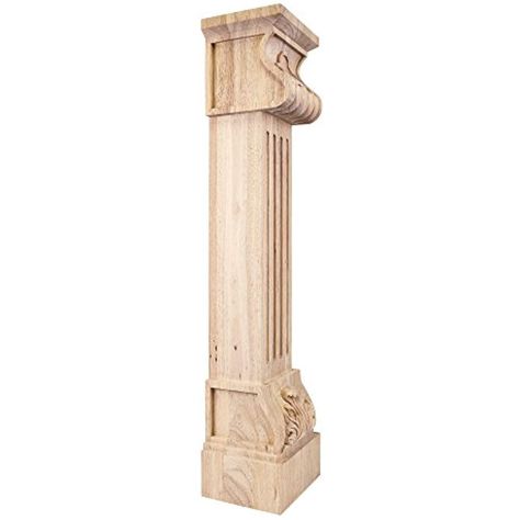 Home Decor FCORE-ALD Acanthus Fluted Wood Fireplace / Mantel Corbel with Shell Detail - Alder >>> Click on the image for additional details. (This is an affiliate link) #buildingsupplies Fluted Wood Fireplace, Shell Fireplace, Fluted Fireplace, Mantel Corbels, Traditional Fireplace Mantel, Fluted Wood, Decorative Corbels, Maple Stain, Wood Fireplace Mantel