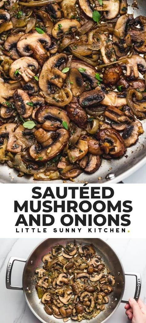 Sauteed Mushrooms And Onions For Steak, Whole Sauteed Mushrooms, Onions And Mushrooms Sauteed, Saute Peppers And Onions, Zucchini Mushrooms Onions, Steak Mushrooms Onions, Mushrooms And Onions Sauteed, Sautéed Onions And Mushrooms, Sautéed Mushrooms And Onions