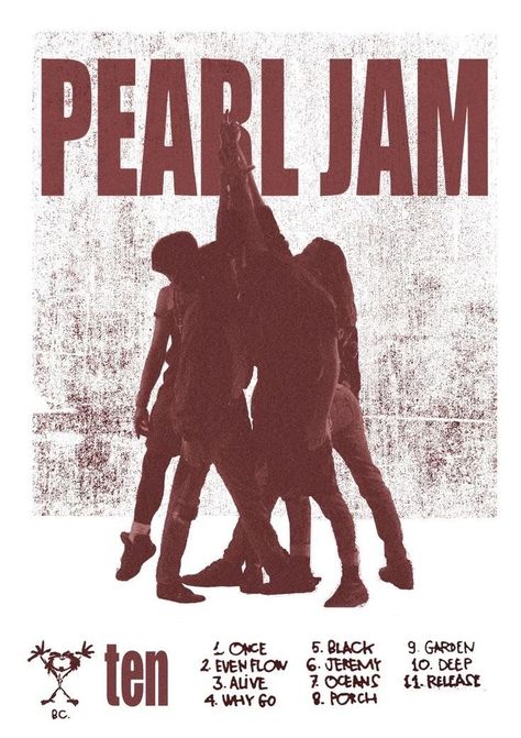 Pearl Jam Background, 90s Rock Posters, Pearl Jam Poster Vintage, Mom Jeans Band Poster, Grunge Band Posters, Pearl Jam Aesthetic, Pearl Jam Wallpaper, Pearl Jam Tattoo, Pearl Poster