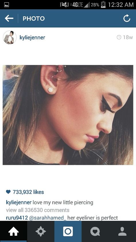 Kylie Kylie Jenner Ear Piercings, Ear Piercing Ideas, Diy Easter Gifts, Piercing Ideas, Ear Piercing, Easter Gifts, Easter Diy, Kendall Jenner, Kylie Jenner