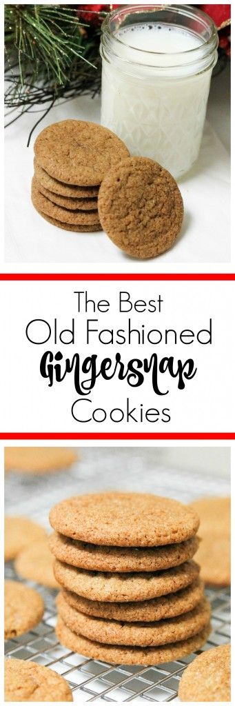 The Best Old Fashioned Gingersnap Cookies Ginger Snap Cookies Recipe, Ginger Snaps Recipe, Jam Thumbprint Cookies, Gingersnap Cookies, Bring Me Back, Biscuit Recipes, Winter Treats, Cookie Bar, Roll Cookies