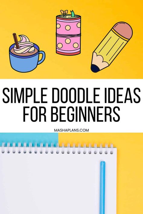 Unlock your creativity with these simple Bullet Journal doodles! Perfect for beginners, this pin offers a step-by-step guide to bring your doodle ideas to life. Click to learn and start embellishing your journal today. #BulletJournal #Doodles #StepByStep #DoodleIdeas Easy Doodle Tutorials Step By Step, How To Doodle For Beginners, Beginner Doodles, Doodle Ideas For Beginners, Simple Doodle Ideas, Simple Bullet Journal, Doodle For Beginners, Doodling Tutorial, Kawaii Images