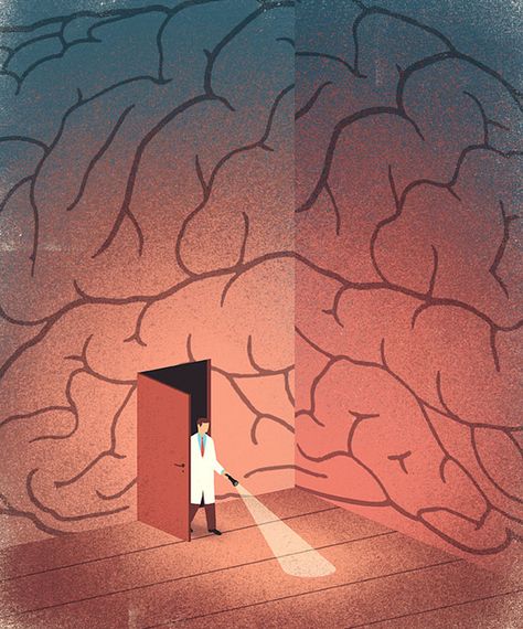 Scanning Brain Davide Bonazzi, Cer Nocturn, Brain Illustration, Art Psychology, Brain Images, Zestaw Ikon, Brain Art, Psy Art, Conceptual Illustration