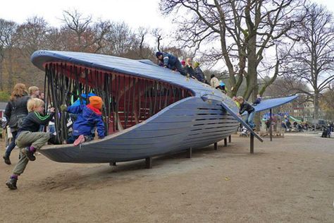 Blue-Whale-play-sculpture-by-Monstrum Cool Playgrounds, Creative Playground, Theme Inspiration, Kids Garden, Jungle Gym, Playground Design, Top Architects, Play Spaces, Play Structure