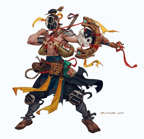 Shadow Warrior, Painting Classes, Concept Art Character, Black Anime Characters, Chinese Architecture, Game Character Design, Robot Concept Art, Anime Drawings Tutorials, Character Design Male