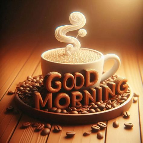 Good morning , coffee Coffee Time Morning, Morning Aesthetics, Day And Night Quotes, Coffee Pics, Candy Photoshoot, Morning Friday, Animal Caricature, Good Morning Happy Friday, Good Morning Coffee Images