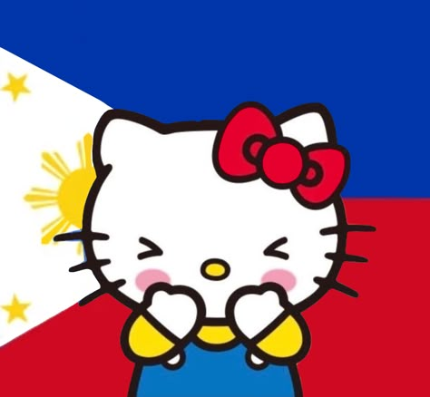 #hellokitty #pfp #filipino Filipino Flag, Icons Lgbt, Lgbtq Icons, Philippines Flag, Haitian Flag, Hello Kitty Background, Kitty Background, Pride Icons, Filipino Art