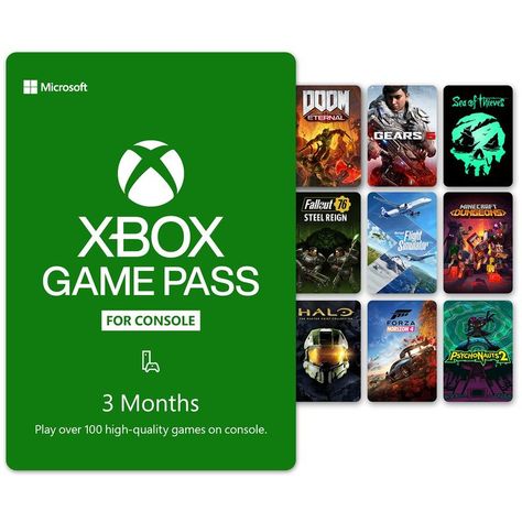 Xbox Game Pass for Console: 3 Month Membership [Digital Code] Cloud Gaming, Xbox Console, Xbox Gifts, Xbox Gift Card, Xbox Game, Game Pass, Xbox Live, Star Wars Jedi, Xbox Games