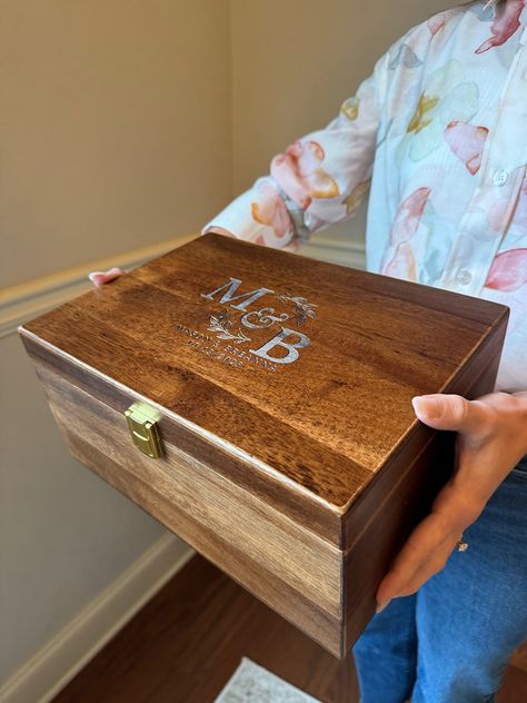 Heart Couple Keepsake Box - Personalized Mr. And Mrs. Memory Box - Engraved Wooden Memory Box - Gift For Couple - Anniversary, Wedding Gift 🎁 Ideal Couple's Gift: Surprise lovebirds or mark milestones with our personalized keepsake boxes - more than a present, a heartfelt experience. 💑 Couples' Essential: Crafted for reliving joyous memories, our walnut and rustic wooden boxes add a personal touch to treasured items, the perfect duo for any couple. 📸 Visual Memories: Transform your journey in Rustic Wooden Box, Personalized Keepsake Box, Wooden Memory Box, Wedding Memory Box, Couples Anniversary, Wooden Keepsake Box, Mr And Mrs Wedding, Painted Boxes, Wedding Boxes