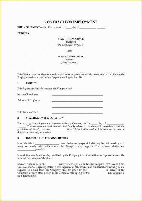 Free Printable Standard Employment Contract Template Uk Doc Uploaded By Michael Thomas. Standard employment contract template uk. Contract templates provide a beneficial starting factor for drafting legally binding agreements. They supply... Employee Contract Template, Employment Contract Templates, Agreement Contract Templates, Employment Contract Agreement, Contractor Contract, Behavior Contract, Employment Contract, Center Management, Photography Contract