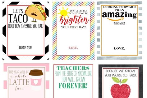 Today I’m sharing these six instant download teacher gift card printables that are perfect for Meet the Teacher of the first day of school! Some may think that gift cards are impersonal, but let me tell you, I taught high school for nine years, and I was NEVER upset when a student gave me a … Teacher Appreciation Gift Card, Appreciation Gifts Diy, Survival Kit For Teachers, Teacher Appreciation Gifts Diy, Teacher Gift Card, Teacher Appreciation Cards, Free Teacher, Teacher Cards, Appreciation Cards