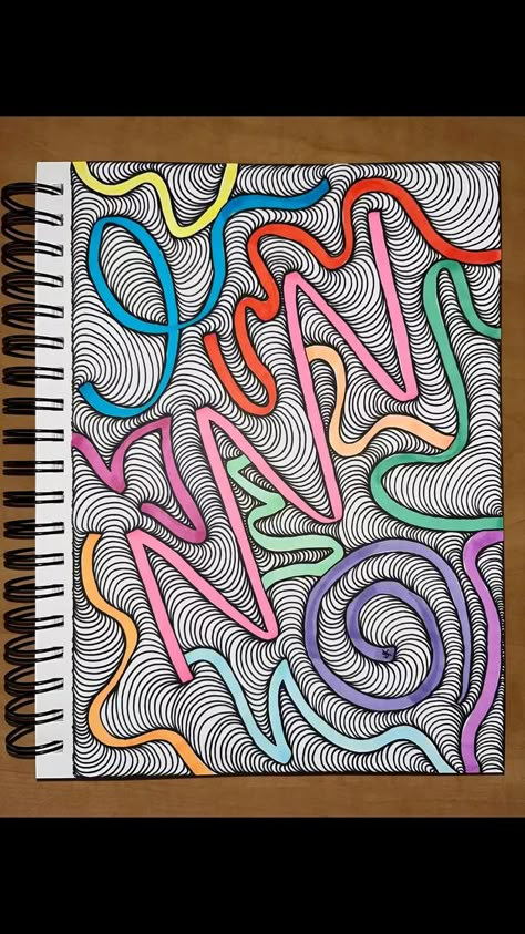 Art Inspiration Drawing Meaningful, Marker Doodles Ideas, Easy Zen Doodle Art, Drawing Ideas Easy Doodles Art Journals Simple, Drawing Ideas With Markers Easy, Color Pen Art Doodles, Trippy Doodle Art Simple, Colourful Doodle Art Drawings, Marker Doodles Easy