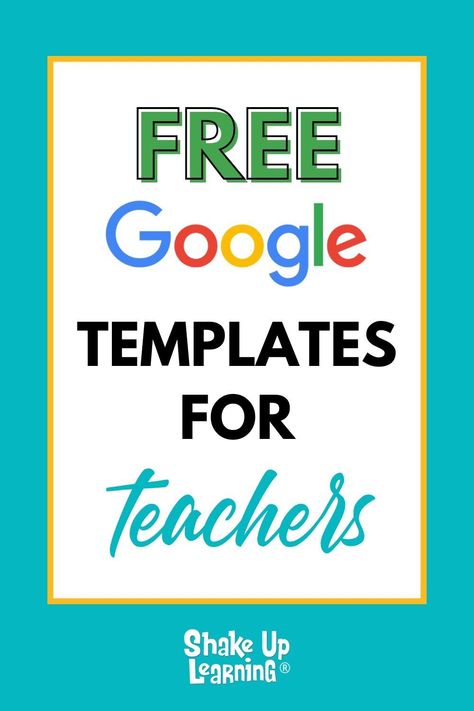 Free Resources For Teachers, Free Google Templates, Google Suite, Digital Learning Classroom, Google Classroom Elementary, Teacher Letter, Remote Teaching, Free Teacher Resources, Google Tricks