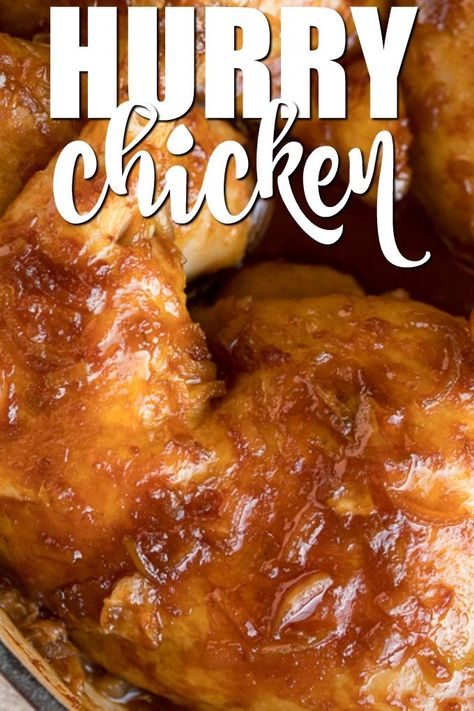 Chicken On The Bone Recipe, Hurry Chicken, Budget Dinner, Budget Dinner Recipes, Dinner On A Budget, Chicken Dish, Chicken Dinners, Chicken Main Dishes, Easy Entertaining