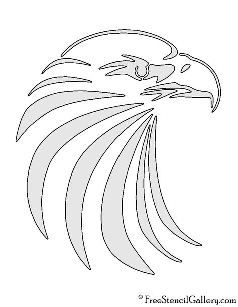 Eagle Sillouhette, Eagles Pumpkin, Eagle Head Drawing, Eagle Pumpkin, Eagle Stencil, Eagle Outline, Templates Drawing, Head Pumpkin, Patterns Drawing