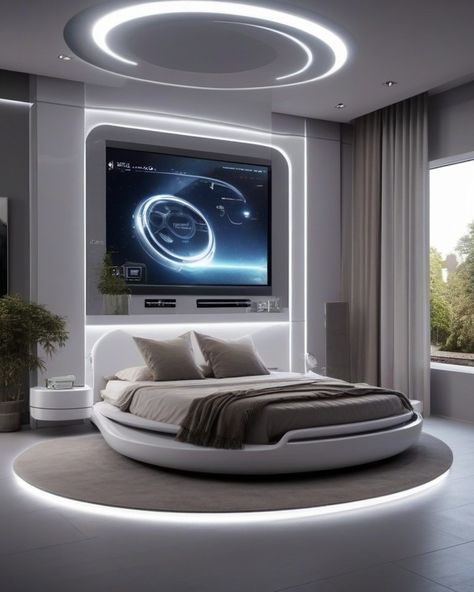 Futuristic Bedroom!! Dreaming in ultra-modern comfort! 🛏️💫 Discover the future of bedroom design and transform your space into a chic sanctuary. 💡🏠 #BedroomGoals #ModernLiving 👉 Double-tap if you believe in stylish sleep! ❤️ https://www.shopinroom.com/modern-bedroom-design/ Futuristic Bedroom Design, Futuristic Bedroom Ideas, Futuristic Bedroom, Bedroom Goals, Modern Bedroom Design, Ultra Modern, Double Tap, Modern Bedroom, Bedroom Design