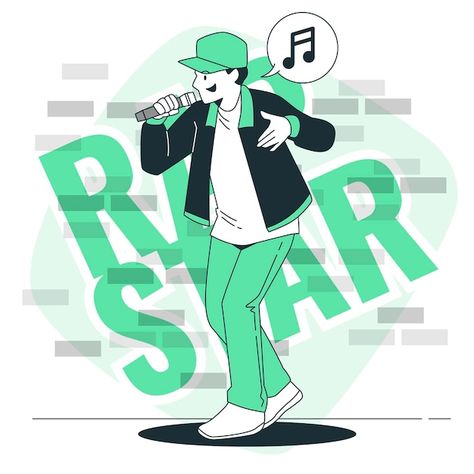 Free vector rapper concept illustration | Free Vector #Freepik #freevector #rapper #singer #attitude #hobbies Rapper Illustration, Singer Illustration, Hip Hop Singers, Urban Hip Hop, Man Illustration, Concept Illustration, Psd Icon, Eye Drawing, Vector Photo