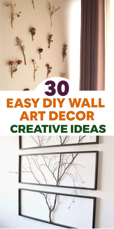 Discover a world of creativity with effortless DIY wall art decor concepts that bring a unique flair to your home. From modern abstract pieces to sleek geometric patterns, dive into chic and straightforward projects that elevate your walls. Turn any space into an expressive gallery with these pocket-friendly and personalized wall art suggestions for a touch of artistic charm in your living environment. Creative Wall Art Decor, Easy Diy Wall Art, Wall Art Decor Ideas, Diy Entry Table, Homemade Wall Art, Art Decor Ideas, Cd Wall Art, Diy Headboard Upholstered, Wood Wall Art Diy