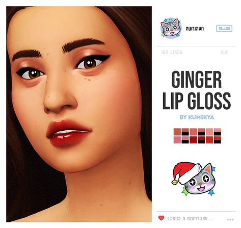 Sims 4 Cc Lipgloss Maxis Match, Ts4 Lipgloss, Sims 4 Cc Makeup Lips, Sims 4 Cc Lip Gloss, S4cc Makeup, Sims 4 Lipgloss, Sims 4 Lipstick, The Sims 4 Skin, Makeup Cc