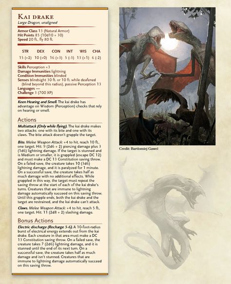 (2) New low-level dragon enemies - with tokens (Homebrew for 5e) : UnearthedArcana Worldbuilding Races, Egyptian Dnd, 5e Monsters, Dnd Monster, Dnd Druid, Shadow Creatures, Dnd Stats, Warhammer Fantasy Roleplay, Dnd Classes