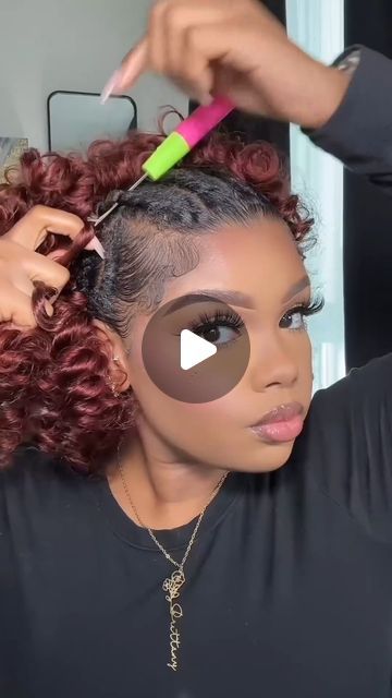 Best hair extensions, HD lace and wigs. 8% OFF Code: UU88 on Instagram: "✨POV: Installing Crochet With Curls Hair Extension For A Bob Hairtyle💕

🤑Code to save $$ off: “UY10”
😘Follow @ulahairr for more hair inspiration~
🛒#​Ula hair 100% human hair vendor
👉🏽Click bio link for more hairstyles
______________________________
⬇️COMMENT BELOW⬇️
❤️LIKE, SHARE AND FOLLOW❤️

#curlybob #redhair #Crochetbraids #Protectivestyle #redhaircolor #cornrows #crochetstyles #crochethair ⁣" Beach Curls Crochet Hairstyles, Lulutress Crochet Hair, Crochet Curls Hairstyles, Curly Hair Crochet, Wand Curl Crochet Hair, Crochet Curls, Best Hair Extensions, Beach Curls, Hair Extensions For Short Hair