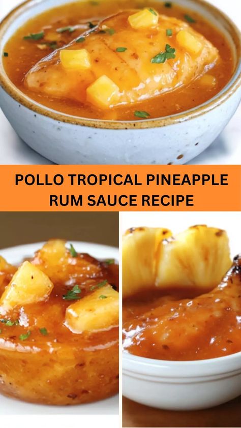 Pollo Tropical Pineapple Rum Sauce Recipe Pollo Tropical Sauce, Pollo Tropical Pineapple Rum Sauce, Pineapple Rum Sauce Recipe, Christmas Pudding Sauce, Pineapple Rum Sauce, Rum Sauce Recipe, Pudding Sauce, Pollo Tropical, Ham Sauce