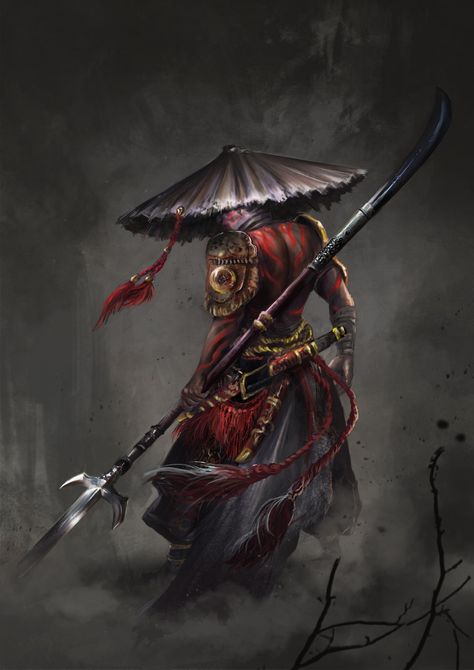 ArtStation - Kabuki Warrior, Angelica Donarini Kabuki Warrior, Conquer Yourself, Fantasy Samurai, Warrior Tattoo Sleeve, Character Design Challenge, Fiction Idea, Warrior Tattoo, Traditional Tattoo Flash, House Of Dragons