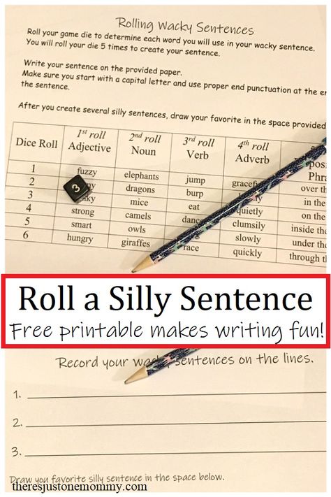 This silly sentence printable activity is perfect for teaching kids to expand sentences. It would also be a fun Wacky Wednesday activity for Dr. Seuss week. Fun Sentence Writing Activities, Fun Writing Activities For Kids, Precision Teaching, Sentence Structure Activities, Expanding Sentences, Sentence Writing Activities, Kids Writing Activities, Literature Festival, Fun Writing Activities