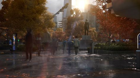 Detroit Become Human Concept Art, Dbh Wallpaper, Kara And Alice, Detroit Become Human Aesthetic, Dbh Aesthetic, Cartoon Factory, Future Tokyo, Captain Future, Detroit Become Human Ps4