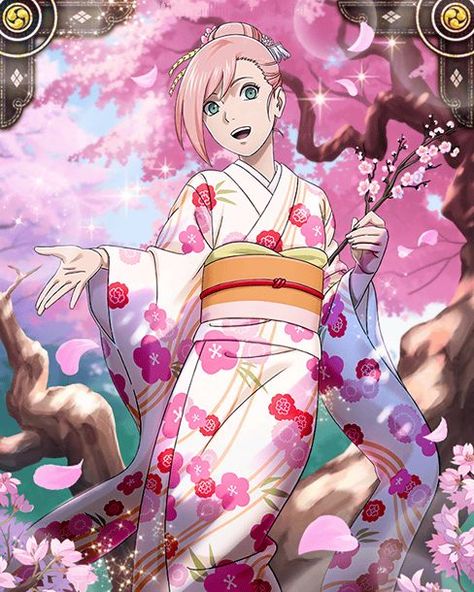 Sakura Haruno Kimono [Hanami 2019] by DP1757 on DeviantArt Sakura Haruno, Pink Hair, Anime Character, Naruto, Deviantart, Tumblr, Hair, Anime, Pink