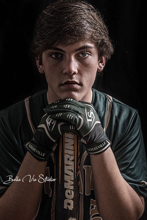 Baseball portraits Professional Baseball Pictures, Creative Baseball Photography, Youth Baseball Pictures Poses, Field Of Dreams Baseball Photoshoot, Baseball Studio Photography, Baseball Catcher Senior Pictures, Baseball Fire Pictures, Baseball Portraits Sport Photography, Kids Baseball Pictures