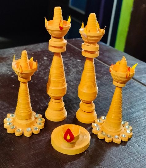 #quillingpapercraft #quillingcandle #quillingdiya #diwalidecoration #diycraft #quillingpaperkuthuvilaku #handmadecraft #homedecorideas #festivemode #art #artist Diwali Special, Quilling Paper Craft, Quilling Paper, Diwali Decorations, God Art, Diwali, Handmade Crafts, Art Artist, Paper Crafts