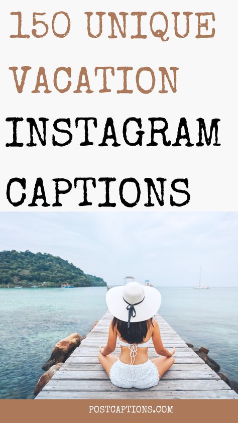 Are you looking for the perfect caption to capture your amazing vacation photos? Look no further! We've got you covered with a list of 150 of the best captions for your next post. From funny quips to heartfelt messages, we've got something for everyone. Vacation captions| Funny vacation captions| Short vacation captions| Vacation quotes for Instagram captions| Vacation quotes for Instagram Bio Beach Video Captions For Instagram, Cute Vacation Captions, Instagram Captions Vacation Posts, Vacation Picture Captions, Cute Vacation Quotes, Vacation Is Over Quotes, Post Vacation Instagram Captions, Vacation Photo Dump Captions Instagram, Instagram Vacation Post Ideas