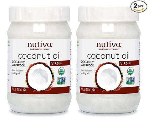 Nutiva Coconut Oil, Homemade Twix Bars, Beauty Cabinet, Best Coconut Oil, Organic Cooking, Twix Bar, Culinary Cooking, Coconut Peanut Butter, Refined Coconut Oil