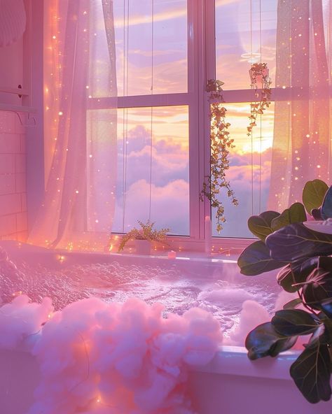 Dreamy baths ♡ #ai #aiart #aiartcommunity #aiartwork #midjourneyv6 #midjourney #midjourneyart #midjourneygallery #pink #pinkaesthetic #digitalart #dreams #dreamland #ethereal #ethereal_moods #dreamyart #dreamy #ａｅｓｔｈｅｔｉｃ #aesthetictumblr #surrealart #surreal Big Pink Bedroom Aesthetic, Pastel Dream Aesthetic, Dreamy Music Aesthetic, Ethereal Images, Pink Ethereal Aesthetic, Dreams Aesthetic, Dream Aesthetic, Ethereal Bedroom, Daydream Aesthetic