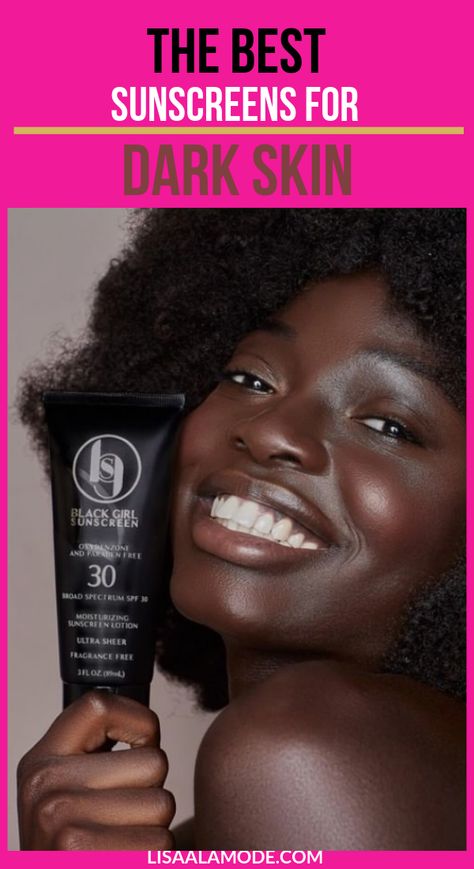 The Best Sunscreens for Black People Sun Screen For Black Skin, Sunscreen For Dark Skin, John Currin, Maquillage Yeux Cut Crease, Lotion For Oily Skin, Tips For Oily Skin, Black Skin Care, Sun Screen, Skin Care Wrinkles