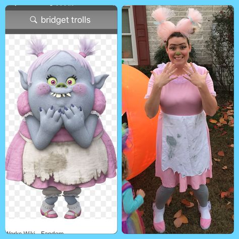 Trolls Bridget costume Trolls Bridget, Trolls Costume, Troll Halloween Costume, Troll Costume, Farm Themed Birthday Party, Trolls Birthday Party, Troll Party, Teachers Halloween, Family Costumes