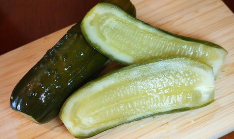 Half Sour Pickles - NY Deli Style Homemade Pickle Brine, Sour Dill Pickle Recipe, Half Sour Pickle Recipe, Crispy Pickles, Ny Deli, Basic Brine, Sun Tea Jar, New York Deli, Dill Pickle Recipe