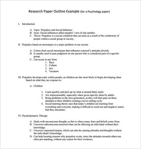 Research Outline Template – 10+ Free Sample, Example, Format Download! | Free & Premium Templates Design For Projects On Paper, Outline Essay, Abstract Research Paper, Psychology Essay, Research Paper Outline Template, Research Outline, Outline Sample, Essay Outline Template, Outline Format