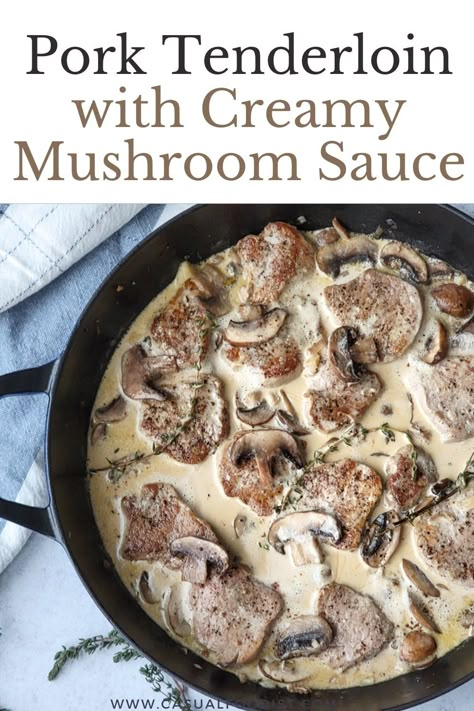 Sauce For Pork Tenderloin, Recipe For Pork Tenderloin, Cottage Roll, Balsamic Pork Chops, Fall Casseroles, Recipe For Pork, Best Pork Recipe, Pork Medallions, Pork Sauce